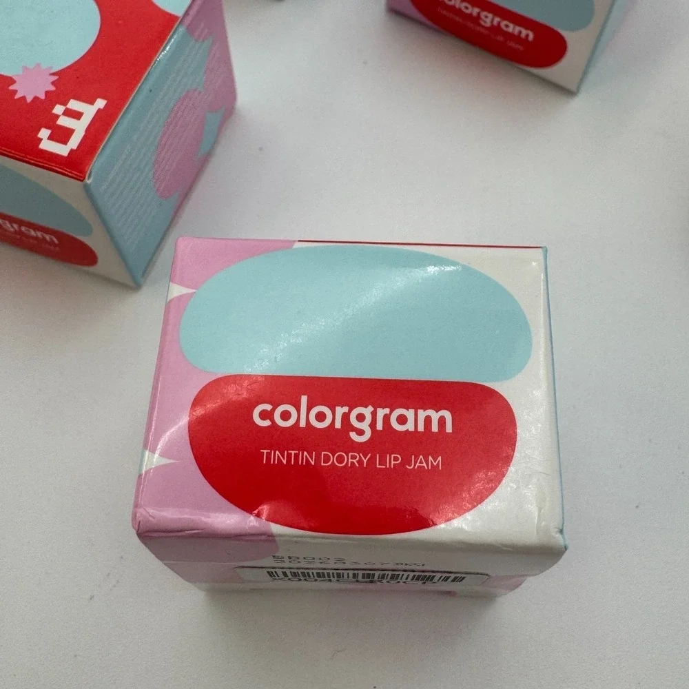 Colorgram Tintin Dory Lip Jam 06 Cherry Jam Kbeauty Set Of 4 NIB